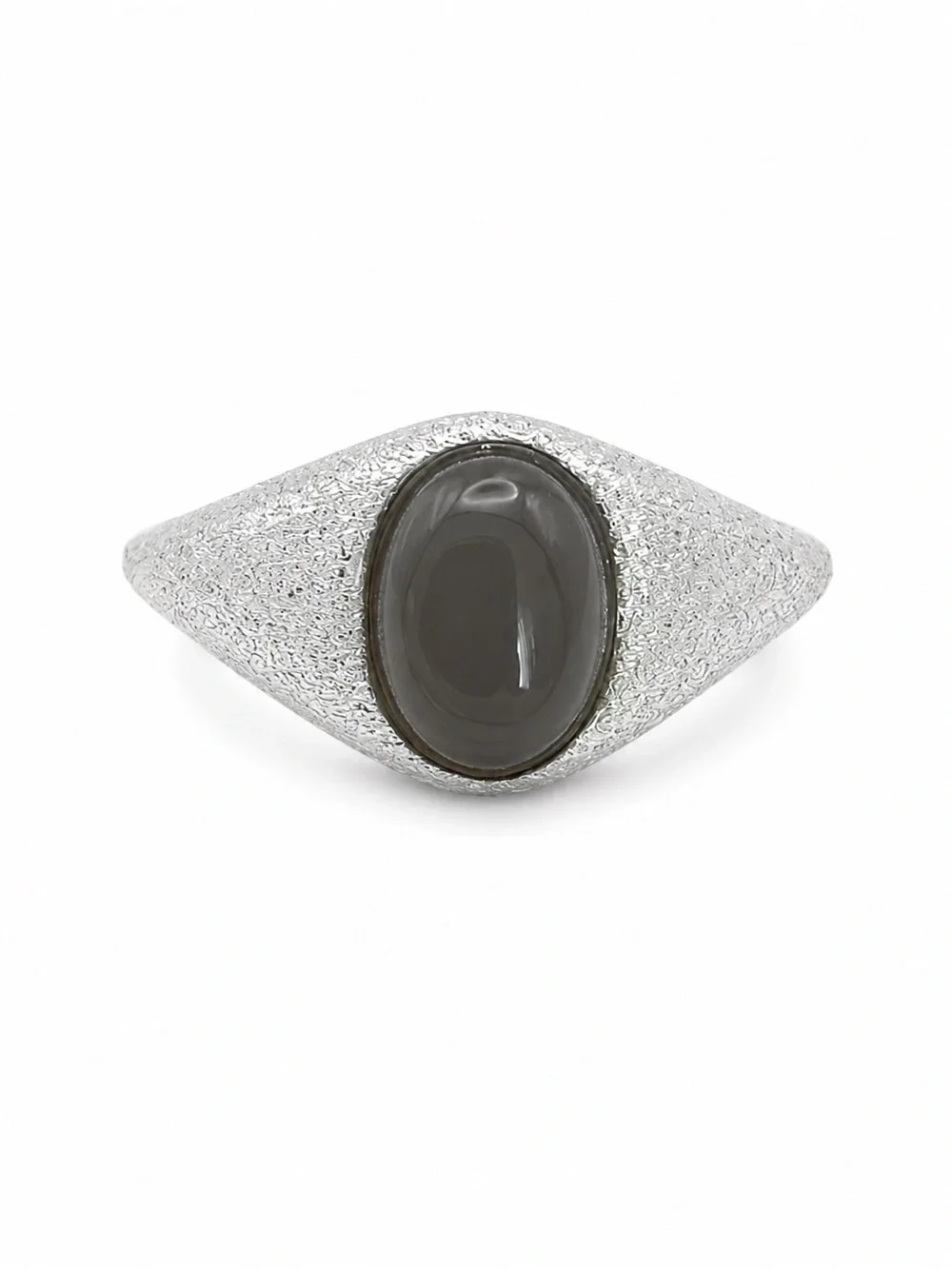 Midnight Jade Signet Ring (#R74)